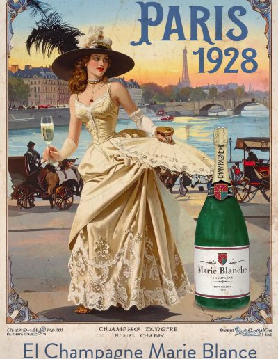 Marie Blanche Champagne cartel 1928
